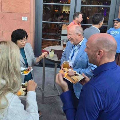 Private Corealis happy hour at American DDF Summit 2024 with Yves Roy